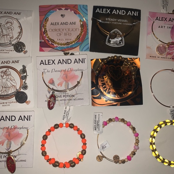 19 New Alex and Ani Bracelets lot 5 - Picture 3 of 8